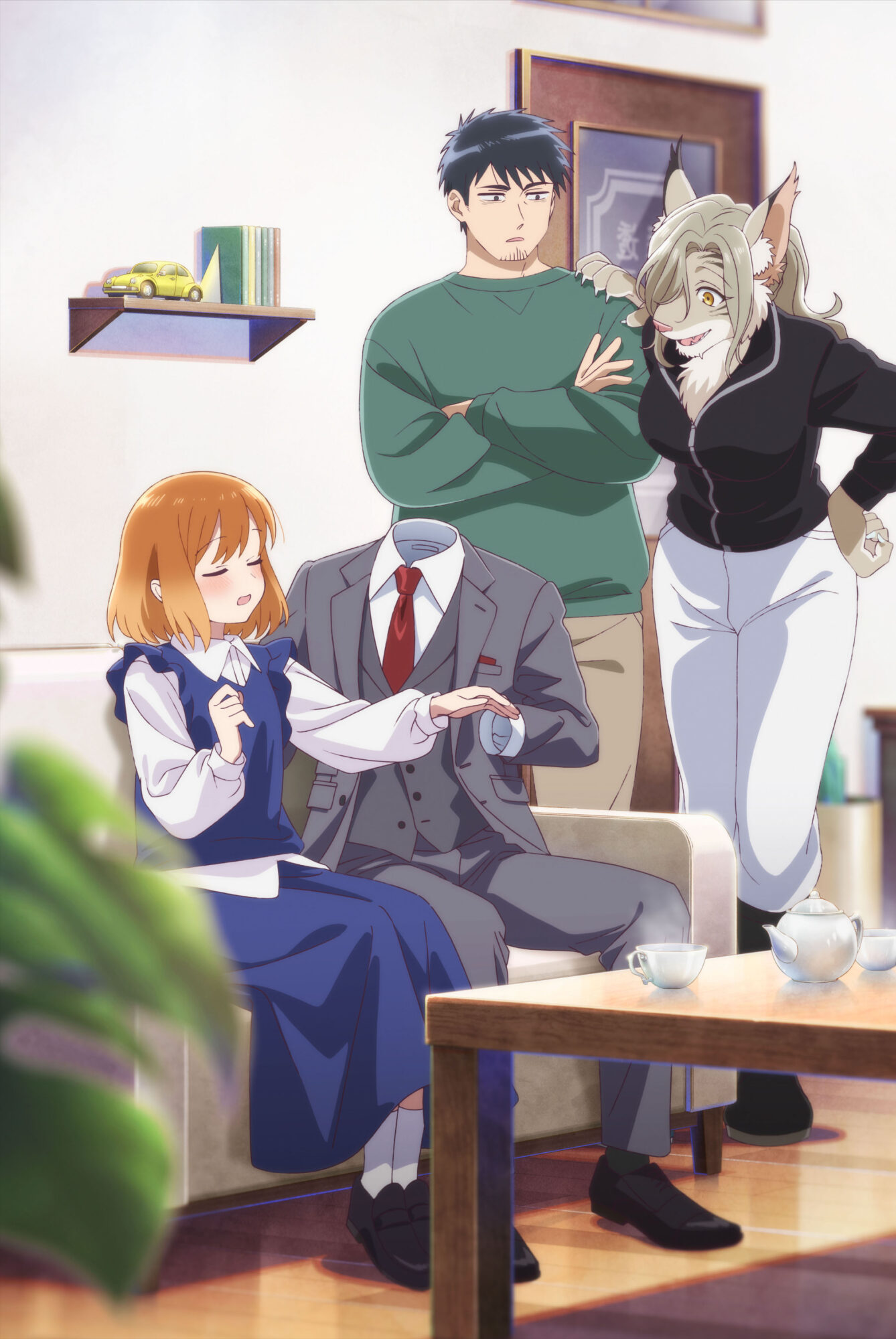 TV ANIME　2026.01.--予定<br>透明男と人間女 ～そのうち夫婦になるふたり～<br> ©岩飛猫／双葉社・「透明男と人間女」製作委員会